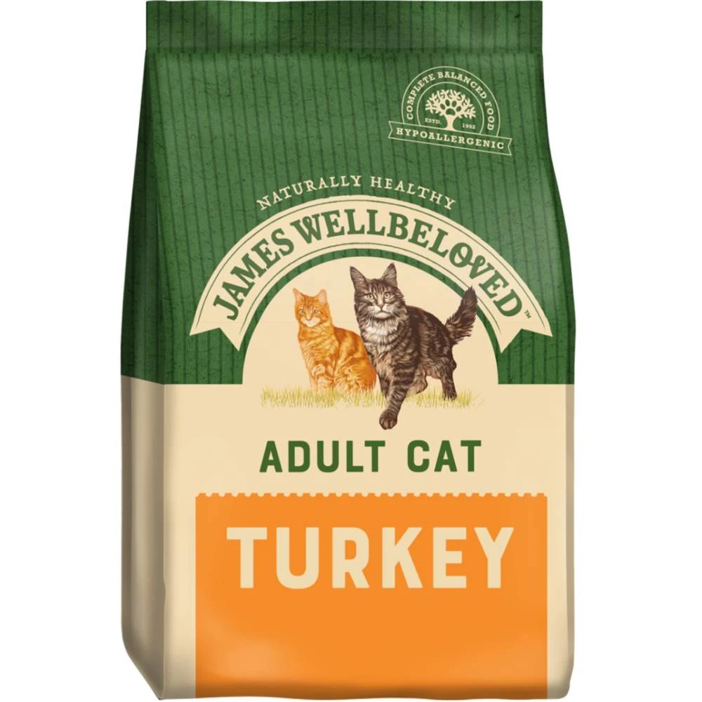 James Wellbeloved Adult Dry Cat Food Turkey 1.5kg 3 James Wellbeloved Adult Dry Cat Food Turkey 1.5kg