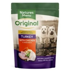Natures Menu Turkey With Chicken Pouches 300g