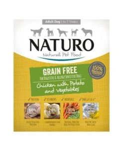 Naturo Adult Dog Grain Free Chicken & Potato With Veg 400g