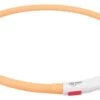Trixie Dog Flashlight Collar USB Ring (Orange)