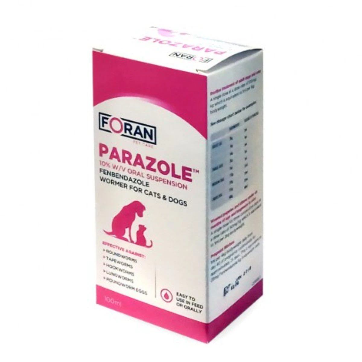 Parazole Cat & Dog Wormer 100ml 3 Parazole Cat & Dog Wormer 100ml