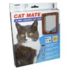 Cat Mate 4-Way Locking Cat Flap Brown