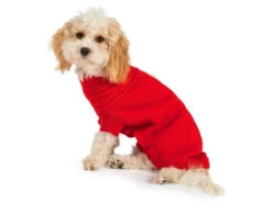 Dog Cable Knit Jumper -Pet Care Supplies Store red jumper Petworld.ie