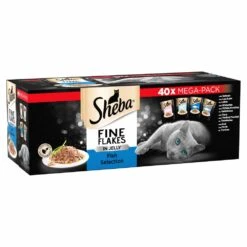 Sheba Fine Flakes Fish In Jelly Wet Cat Food 40x85g