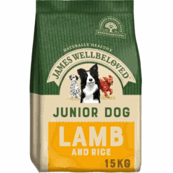 James Wellbeloved Junior Lamb & Rice Dog Food 15kg