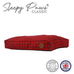 Sleepy Paws Tartan Pet Mattress -Pet Care Supplies Store sleepy paws tartan Petwrold.ie