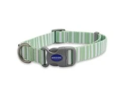 Soho Stripe Nylon Adjustable Dog Collar