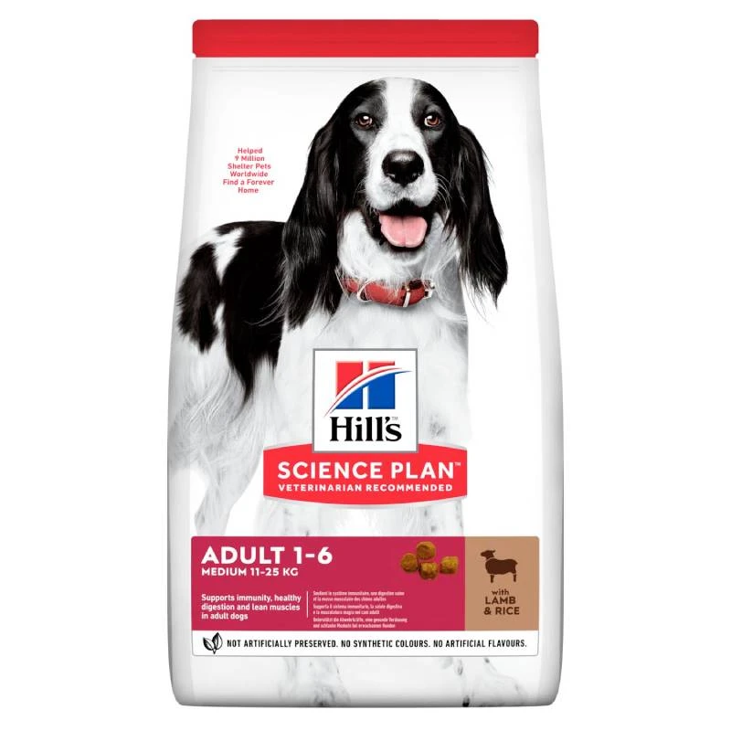 Hill's Science Plan Hills Science Plan Medium Adult Dog Food With Lamb & Rice 14kg 3 Hill's Science Plan Hills Science Plan Medium Adult Dog Food With Lamb & Rice 14kg