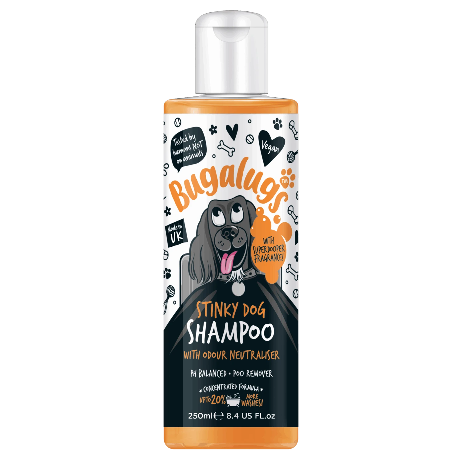 Bugalugs Stinky Dog Shampoo With Odour Neutraliser – Citrus & Bergamot 4 Bugalugs Stinky Dog Shampoo With Odour Neutraliser – Citrus & Bergamot - Image 2