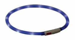 Trixie Dog Flashlight Collar USB Ring (Blue)