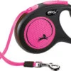Flexi Neon Reflective Dog Lead 5M (Pink) Small