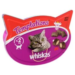 Whiskas Temptations With Beef 60g