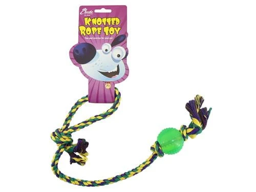 Cheeko Extra Long Tug Rope With Ball Toy 3 Cheeko Extra Long Tug Rope With Ball Toy